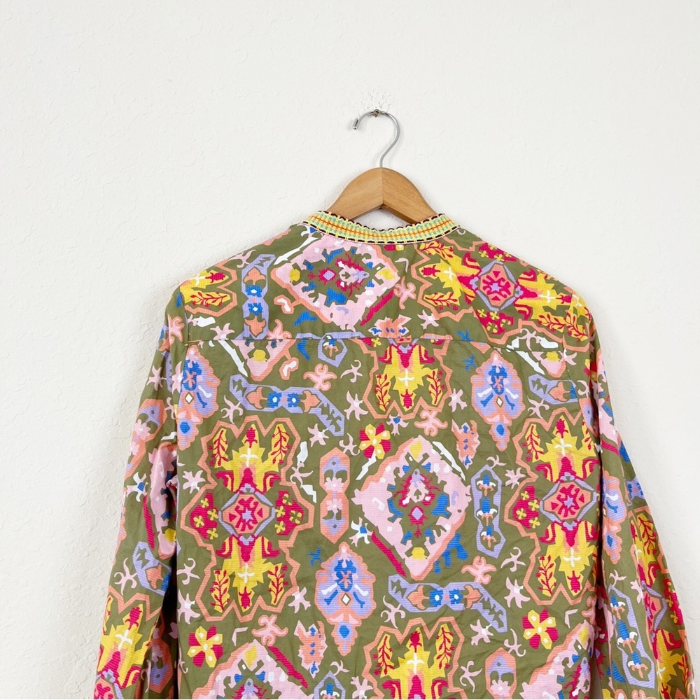 Zara Floral Colorful Blouse Size XS - Picture 8 of 8
